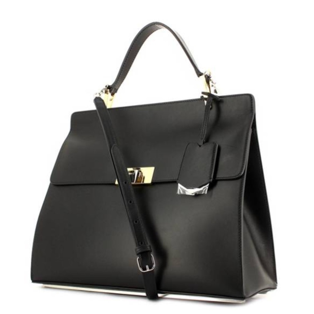 Balenciaga Le Dix Cartable Black Leather Handbag - Picture 9 of 9